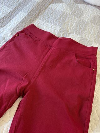 Pantalón Jeggins Rojo - Talla XXL (40) 