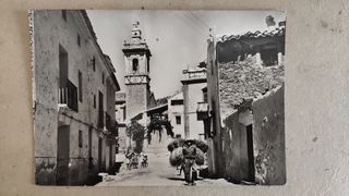 Postal antigua Arañuel (Castellón)