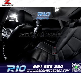 KIT 20 BOMBILLAS LED INTERIOR PARA AUDI A6 S6 RS6 C6 AVANT 2