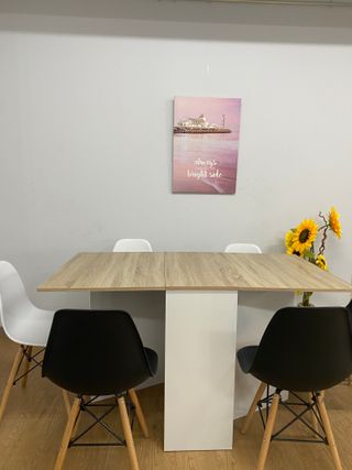 Mesa extensible + 6 sillas