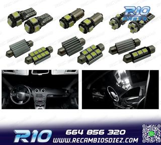 KIT 26 BOMBILLAS LED INTERIOR PARA AUDI A3 S3 8L 1996- 2003