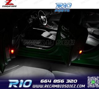 KIT 18 BOMBILLAS LED INTERIOR PARA AUDI A7 S7 RS7 C7 QUATTRO