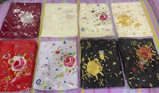 Mantones bordados CUADRADOS (8 colores a elegir)