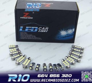 KIT 23 BOMBILLAS LED INTERIOR PARA AUDI A4 S4 RS4 B6 B7 AVAN