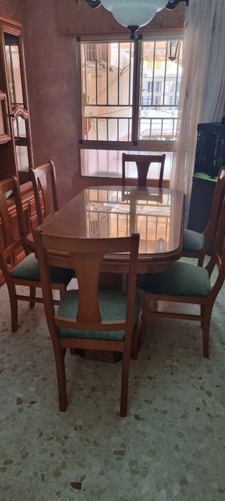 Mesa Comedor Provenzal + 6 Sillas