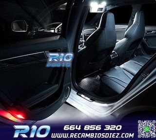 KIT 18 BOMBILLAS LED INTERIOR PARA AUDI A4 S4 B8 AVANT 09-15