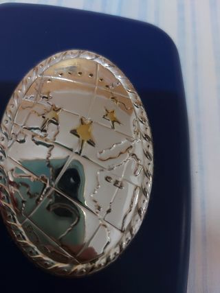 Calcolatrice con placca in argento 925