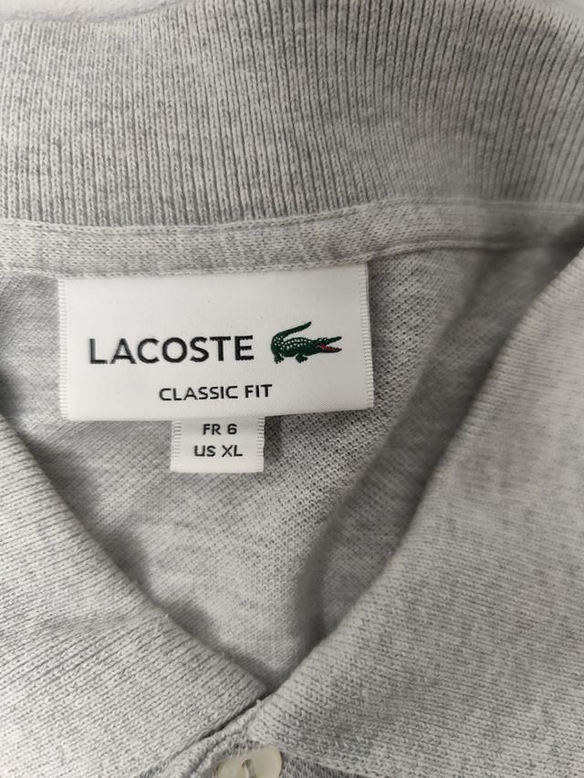 Polo Lacoste Gris XL