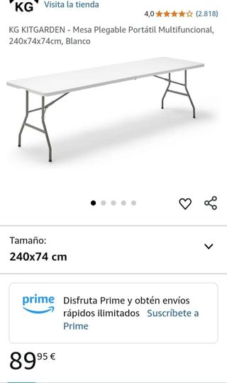 Mesa Plegable Portátil Multifuncional