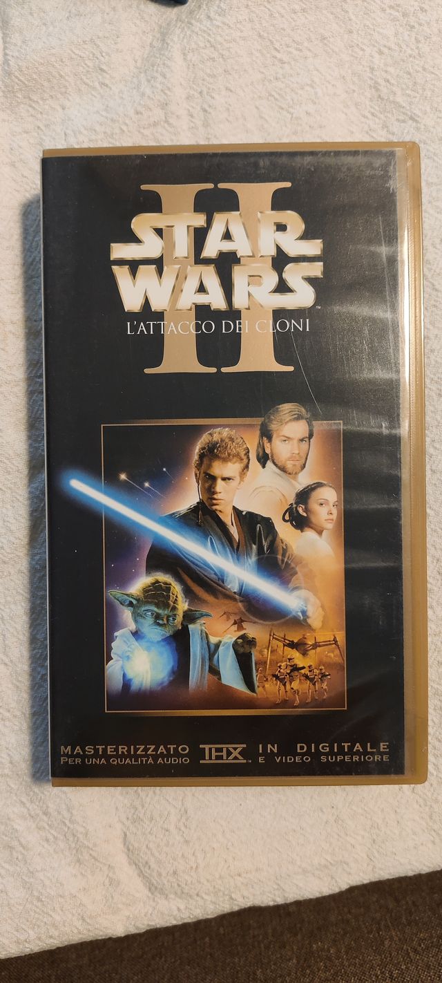 VHS Star Wars Episodio II L'Attacco dei Cloni