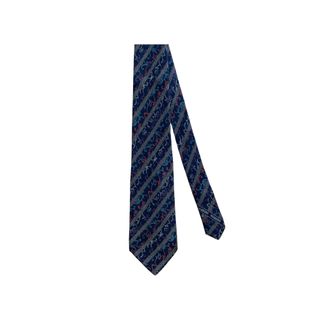 Cravatta Missoni Fantasia Blu Multicolore Seta