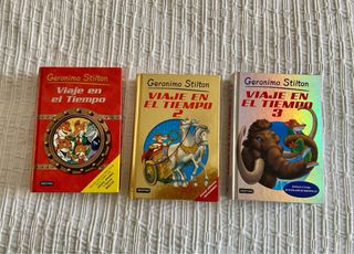 Lote 3 libros Geronimo Stilton Viaje en el Tiempo