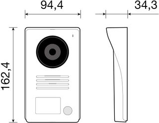 Kit de videoportero de pared Vimar K40910