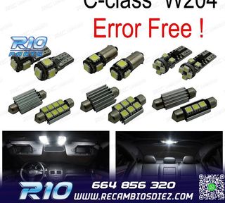KIT 19 BOMBILLAS LED INTERIOR PARA MERCEDES CLASE ML W163 ML
