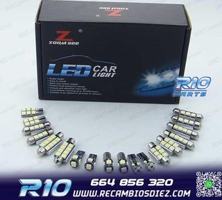 KIT 23 BOMBILLAS LED INTERIOR PARA MERCEDES E CLASE W212 SED