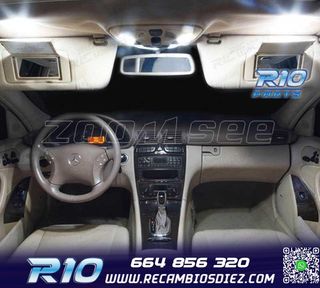 KIT 23 BOMBILLAS LED INTERIOR PARA MERCEDES E CLASE W212 SED