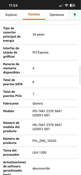 Placa base PC