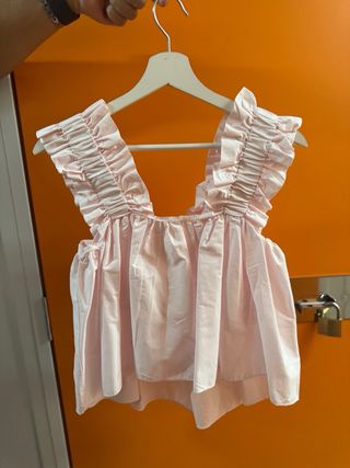 Blusa Zara rosa 