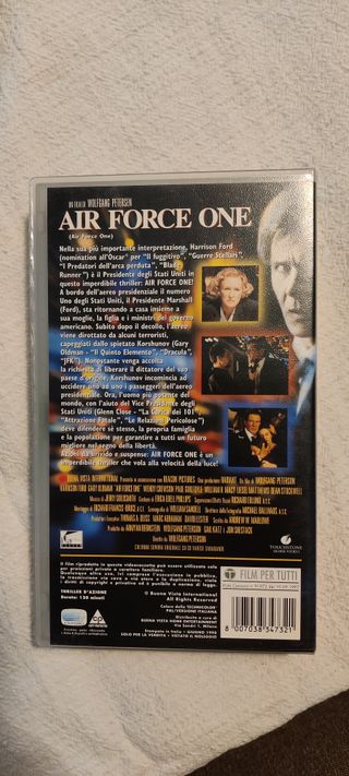 VHS film "Air Force One" - Harrison Ford