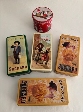 Cajas lata Suchard