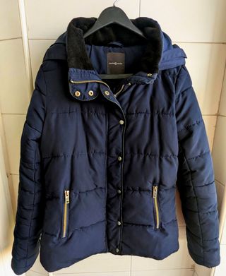 Parka azul Cache Cache talla XS