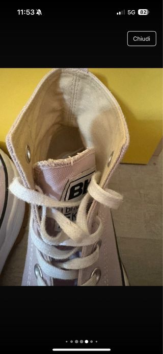 Converse Lilla Platform