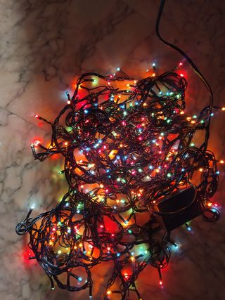 Luci Natale multicolor - 2 fili