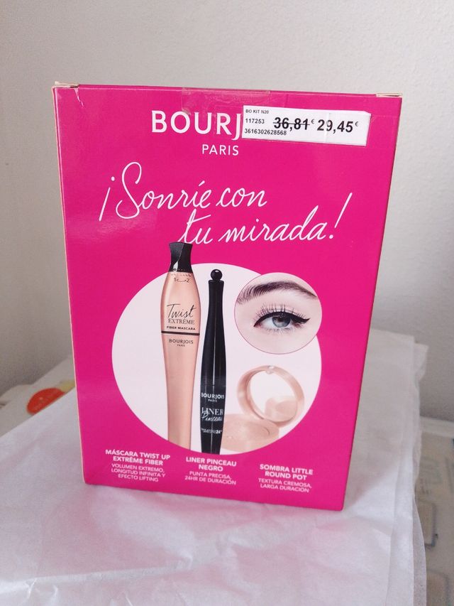 Kit Maquillaje Bourjois: Máscara + Liner + Sombra