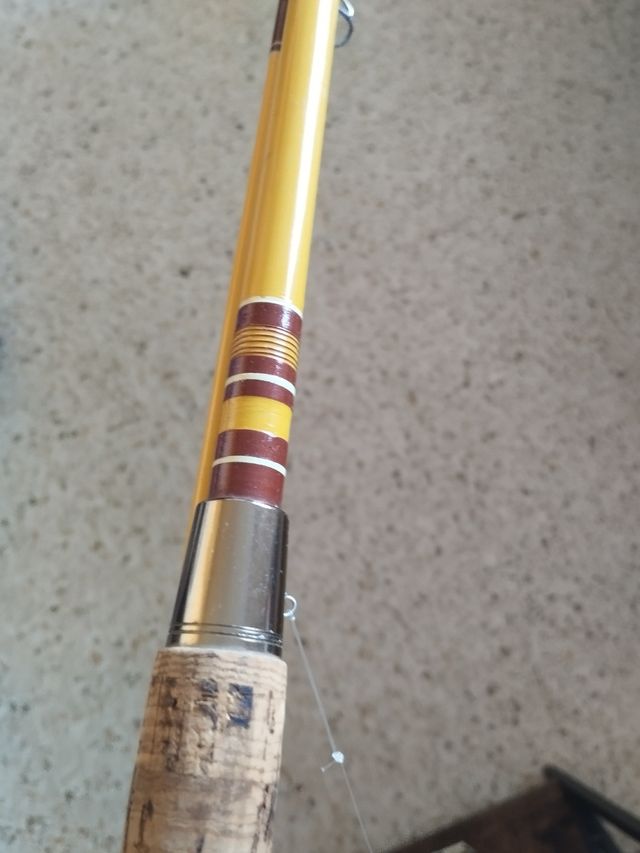 Caña de pescar vintage