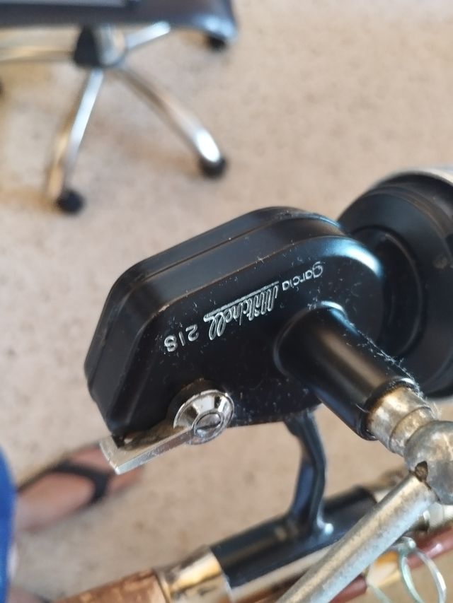 Caña de pescar vintage