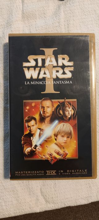 videocassetta VHS film "star wars - episodio 1"