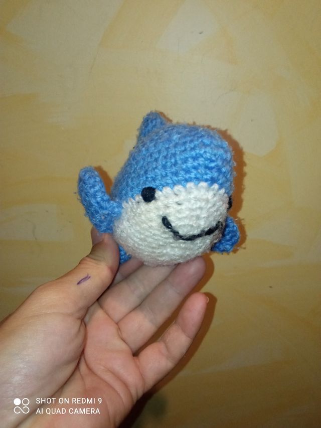 6 Amigurumi de tiburón y pulpo-crochet