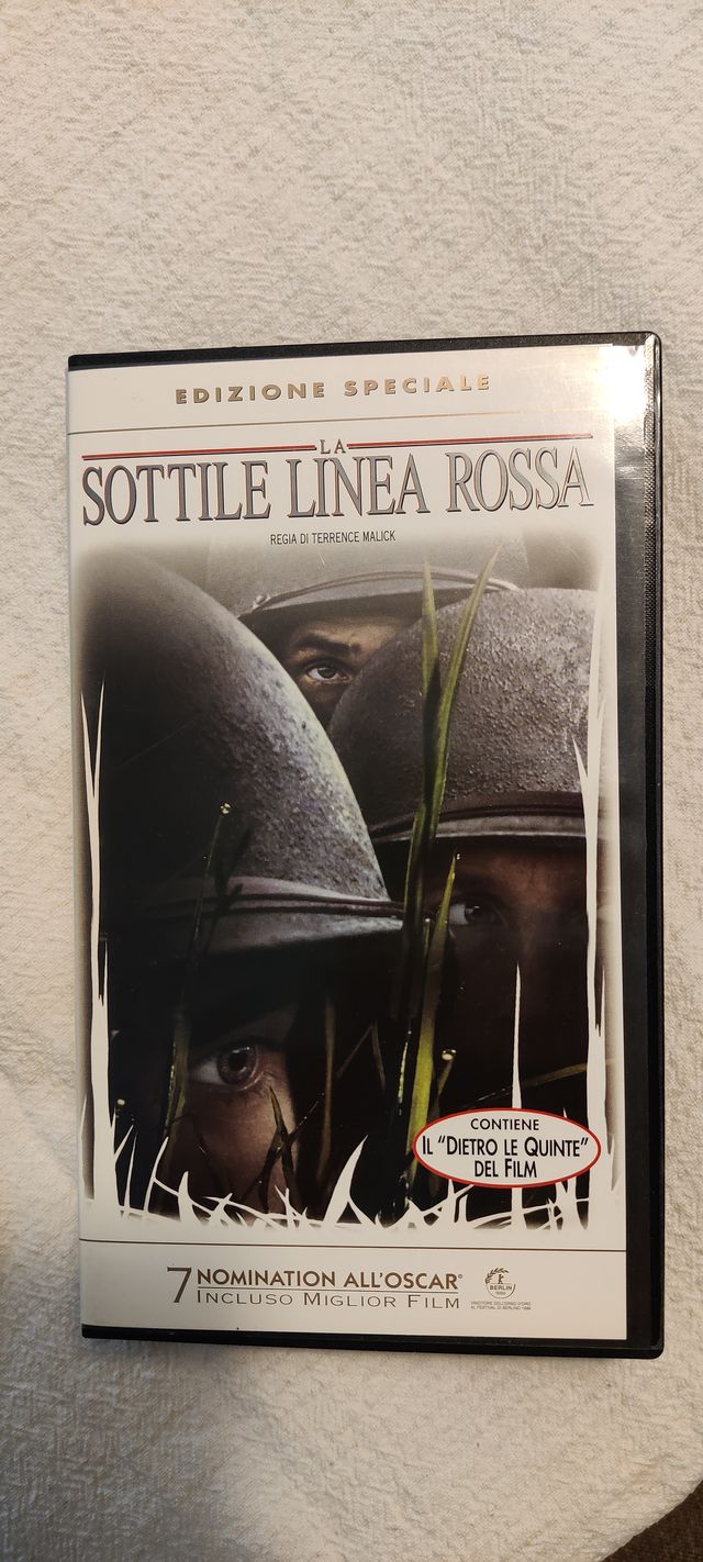 videocassetta VHS film "la sottile linea rossa"