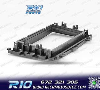 MARCO NEGRO RADIO 2-DIN PARA HONDA CR-V 07-11
