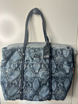 Bolso TUMI Tote Serpiente Azul