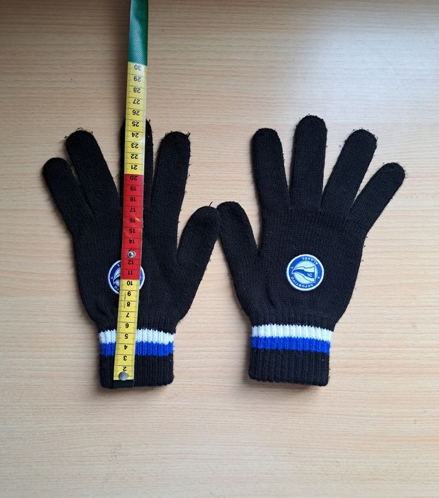 GUANTES DE PUNTO INVIERNO DEPORTIVO ALAVÉS ESCUDO