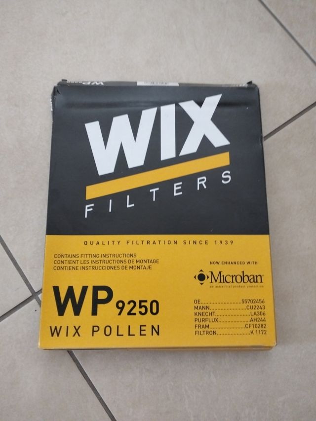 Filtro antipolline Wix WP9250