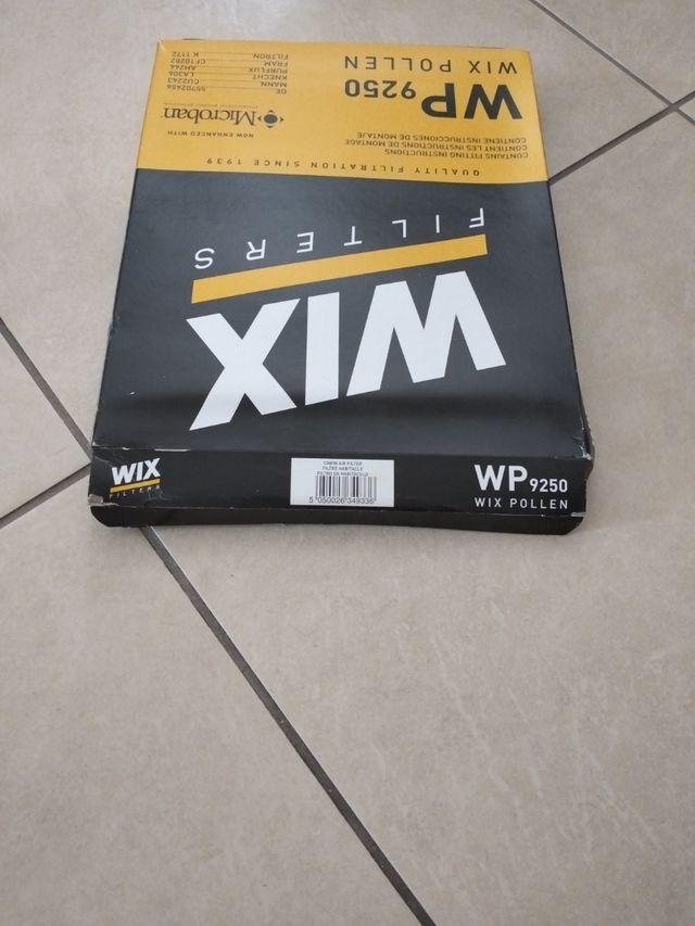 Filtro antipolline Wix WP9250