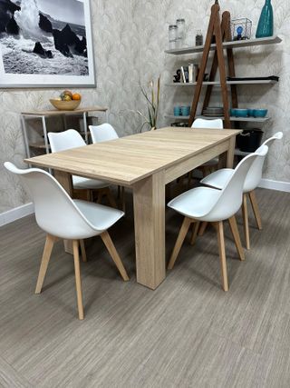 Mesa Comedor 6 Sillas - Moderna