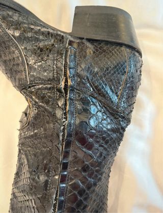 Botas Sendra negras serpiente