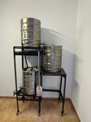 Minicervecería 50 litros acero inoxidable 