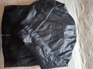 Giacca Pelle Uomo - Nero