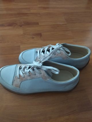 Zapatillas de mujer, piel - Talla 39