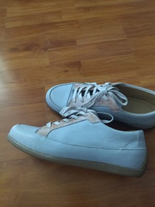 Zapatillas de mujer, piel - Talla 39