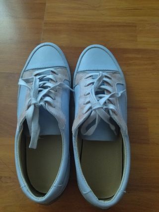 Zapatillas de mujer, piel - Talla 39