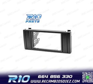 MARCO NEGRO PARA RADIO 2-DIN PARA BMW SERIE 5 E39 Y X5 E53