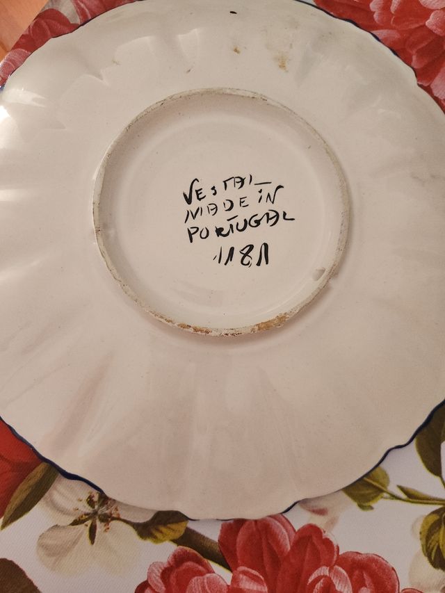 Platos cerámica pintados a mano