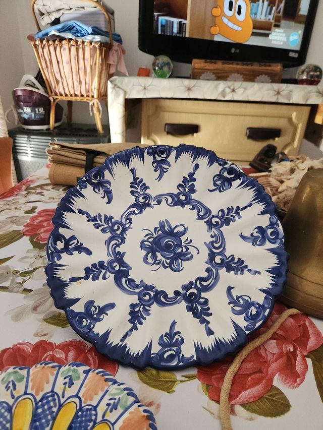 Platos cerámica pintados a mano