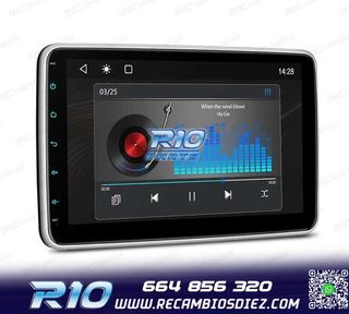 RADIO NAVEGADOR 2DIN 10" HD TÁCTIL BLUETOOTH USB SD