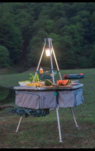 Cocina Camping Portátil - Mesa Plegable
